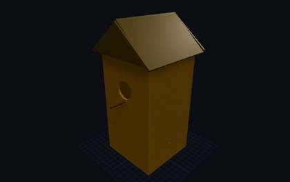 Vogelhaus – 3D-Druck-Generator – 3D-Druck Vorschau