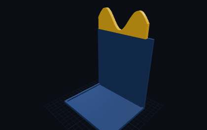 Modular Bookend – 3D-Druck-Generator – 3D-Druck Vorschau