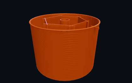Eimer-Organizer – 3D-Druck-Generator – 3D-Druck Vorschau