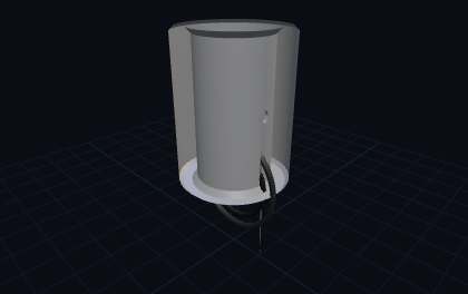 Buchse / Huelse – 3D-Druck-Generator – 3D-Druck Vorschau
