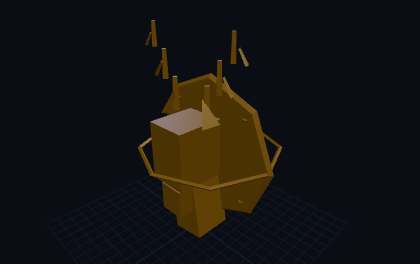 Low-Poly Wanddeko – 3D-Druck-Generator – 3D-Druck Vorschau