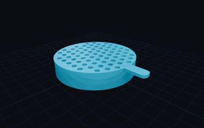 Dosen-Sieb (Einlege) – 3D-Druck-Generator – 3D-Druck Vorschau