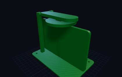 Dosenquetscher (Wand-Hebel) – 3D-Druck-Generator – 3D-Druck Vorschau