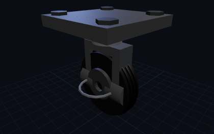 Moebel-Rolle – 3D-Druck-Generator – 3D-Druck Vorschau