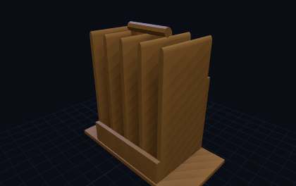 Untersetzer-Staender – 3D-Druck-Generator – 3D-Druck Vorschau