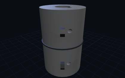 Wellenkupplung – 3D-Druck-Generator – 3D-Druck Vorschau