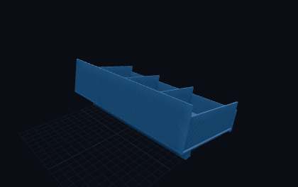 Dosen-Vorratsregal (FIFO) – 3D-Druck-Generator – 3D-Druck Vorschau