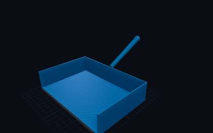 Kehrschaufel & Handfeger – 3D-Druck-Generator – 3D-Druck Vorschau
