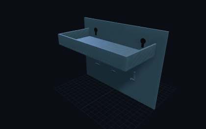 Eingangs-Organizer – 3D-Druck-Generator – 3D-Druck Vorschau
