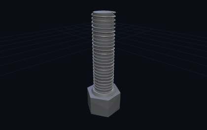 Schrauben & Gewinde – 3D-Druck-Generator – 3D-Druck Vorschau