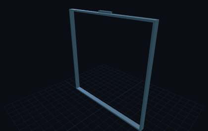 Luefterfilter-Rahmen – 3D-Druck-Generator – 3D-Druck Vorschau