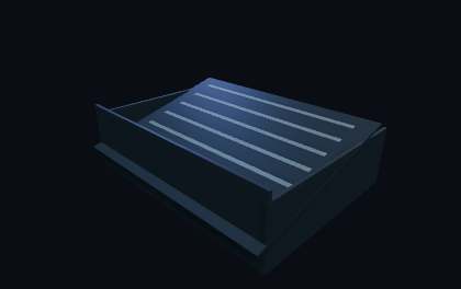 Fussbank & Fussablage – 3D-Druck-Generator – 3D-Druck Vorschau