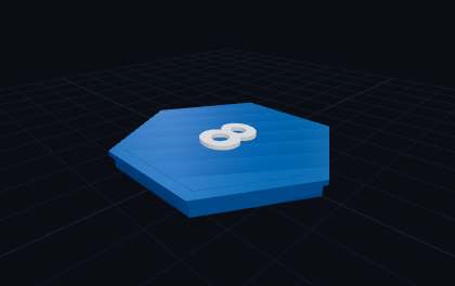 Spielplaettchen & Token – 3D-Druck-Generator – 3D-Druck Vorschau