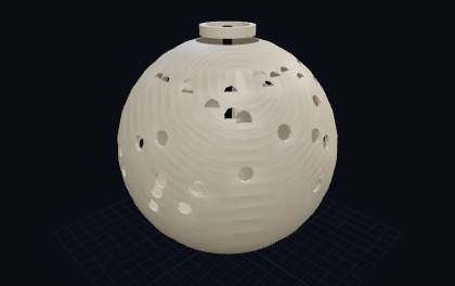 Geometrische Lampe – 3D-Druck-Generator – 3D-Druck Vorschau