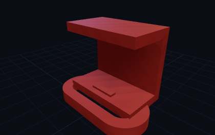 Grillwender-Holster – 3D-Druck-Generator – 3D-Druck Vorschau