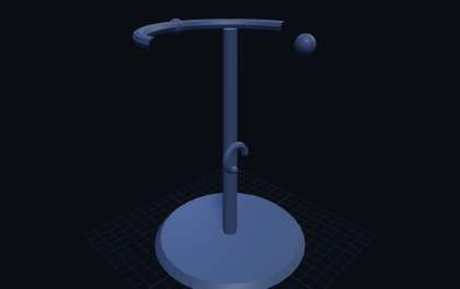 Kopfhoerer-Halter & Hanger – 3D-Druck-Generator – 3D-Druck Vorschau