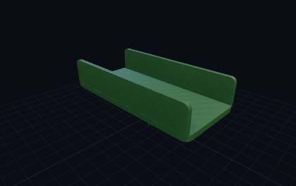 Schlauchbrause-Ablage – 3D-Druck-Generator – 3D-Druck Vorschau