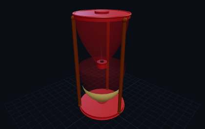 Sanduhr-Generator – 3D-Druck-Generator – 3D-Druck Vorschau
