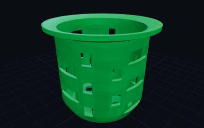 Hydroponic Basket – 3D-Druck-Generator – 3D-Druck Vorschau