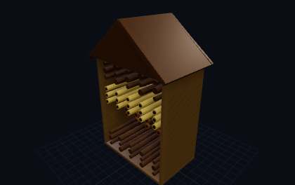 Insektenhotel – 3D-Druck-Generator – 3D-Druck Vorschau