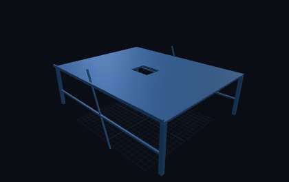 Laptop-Staender – 3D-Druck-Generator – 3D-Druck Vorschau