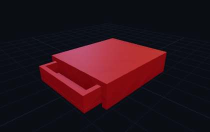Streichholz-Etui – 3D-Druck-Generator – 3D-Druck Vorschau