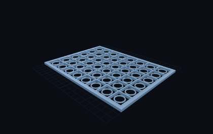 Gitter & Lochplatten – 3D-Druck-Generator – 3D-Druck Vorschau