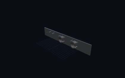 Mop- & Besenhalterung – 3D-Druck-Generator – 3D-Druck Vorschau
