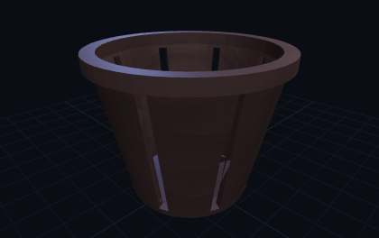 Net-Cups (Hydro) – 3D-Druck-Generator – 3D-Druck Vorschau
