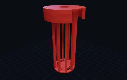 Pinsel-Abstandhalter – 3D-Druck-Generator – 3D-Druck Vorschau