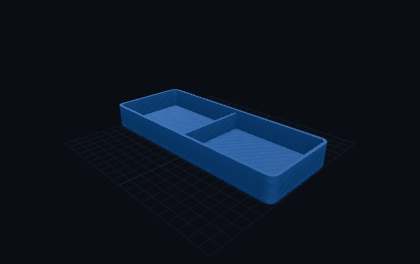 Schreibtisch-Stifteablage – 3D-Druck-Generator – 3D-Druck Vorschau