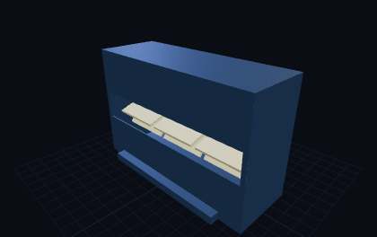 Flip-Kalender Desktop – 3D-Druck-Generator – 3D-Druck Vorschau