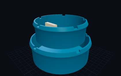 Pet Trinkbrunnen Modular – 3D-Druck-Generator – 3D-Druck Vorschau