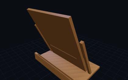 Fotostaender & Bilderhalter – 3D-Druck-Generator – 3D-Druck Vorschau