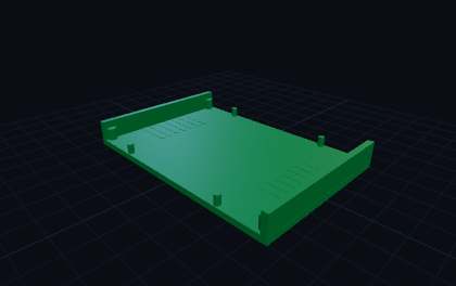 Raspberry Pi Cluster-Case – 3D-Druck-Generator – 3D-Druck Vorschau