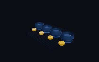 Picknick-Decken-Gewichte – 3D-Druck-Generator – 3D-Druck Vorschau
