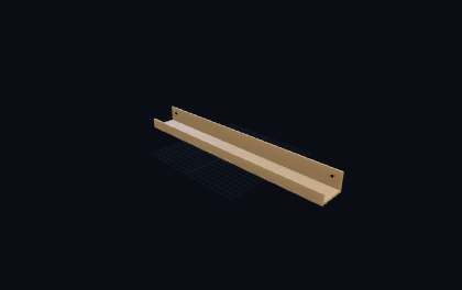 Bilderleiste & Wandregal – 3D-Druck-Generator – 3D-Druck Vorschau