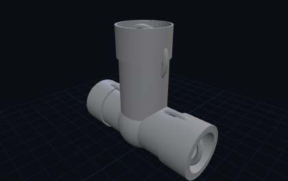 Rohrverbinder & Fittings – 3D-Druck-Generator – 3D-Druck Vorschau
