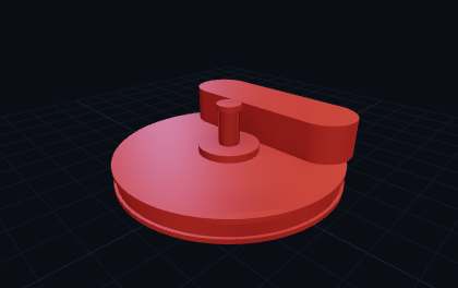 Pizzaroller – 3D-Druck-Generator – 3D-Druck Vorschau