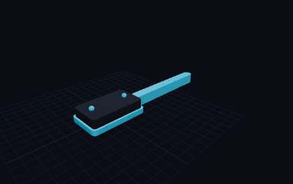 Topf-Bürste mit Kopf-Wechsel – 3D-Druck-Generator – 3D-Druck Vorschau