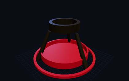Pour-Over Station – 3D-Druck-Generator – 3D-Druck Vorschau