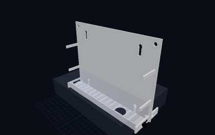 Router-Wandhalterung – 3D-Druck-Generator – 3D-Druck Vorschau