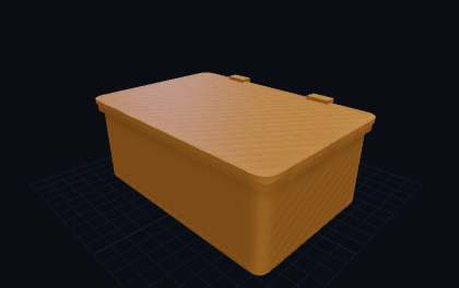 Brotbox (Sandwich-Dose) – 3D-Druck-Generator – 3D-Druck Vorschau