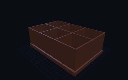 Anzuchtschale – 3D-Druck-Generator – 3D-Druck Vorschau