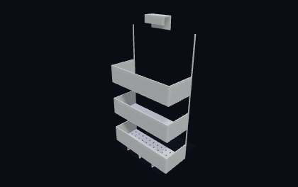 Dusch-Organizer & Bad-Regal – 3D-Druck-Generator – 3D-Druck Vorschau