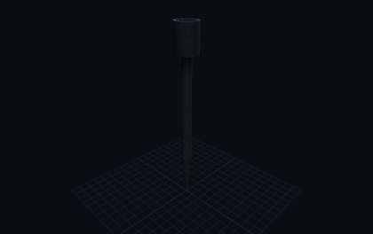 Solarleuchten-Ersatzspieß – 3D-Druck-Generator – 3D-Druck Vorschau