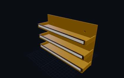 Gewuerzregal – 3D-Druck-Generator – 3D-Druck Vorschau