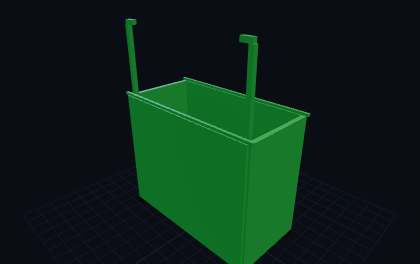 Schwammhalter – 3D-Druck-Generator – 3D-Druck Vorschau