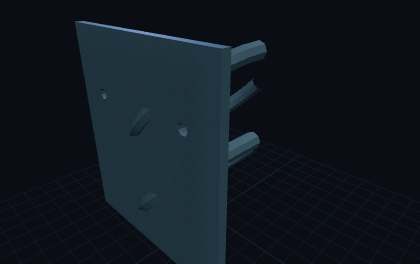 Spruehflaschen-Halter – 3D-Druck-Generator – 3D-Druck Vorschau