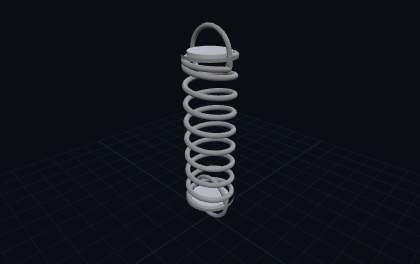 Feder (Druck/Zug) – 3D-Druck-Generator – 3D-Druck Vorschau